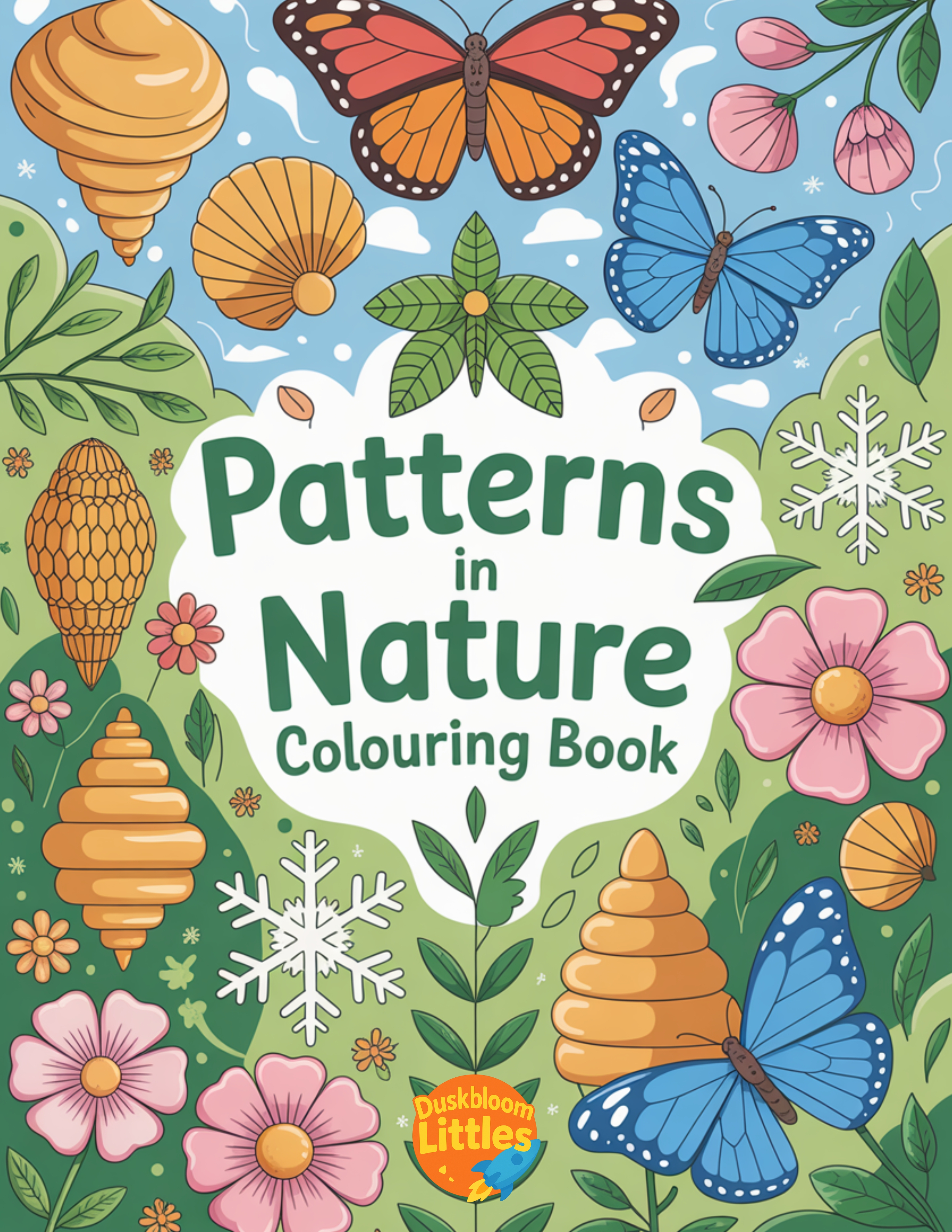 Patterns in Nature Colouring Book